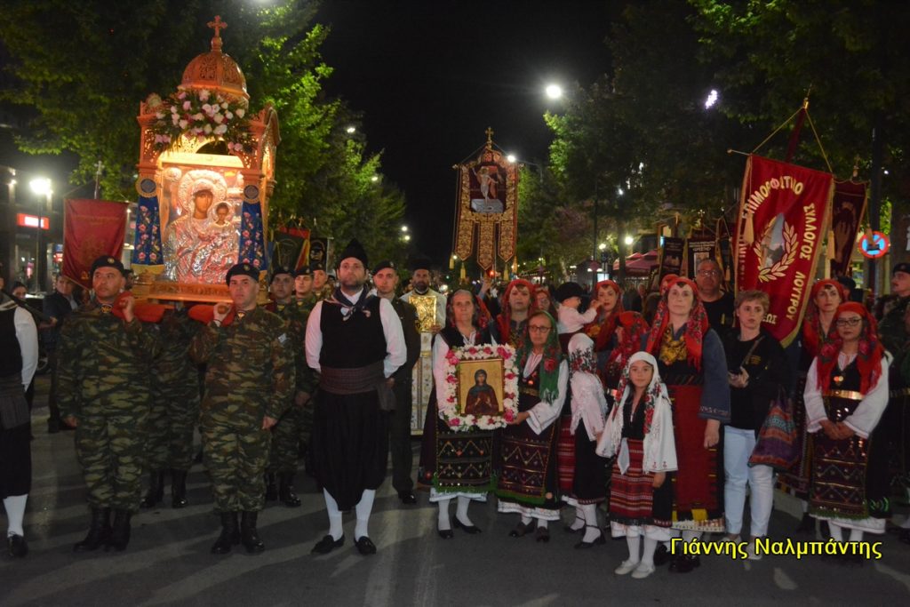 Παναγία Ελευθερώτρια και Αγία Γλυκερία λιτανεύτηκαν στους δρόμους της Αλεξανδρούπολης