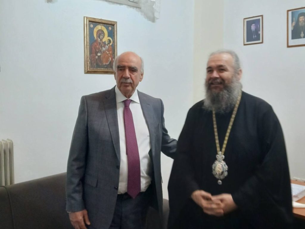 Με τον Ευάγγελο Μεϊμαράκη συναντήθηκε ο Φλωρίνης Ειρηναίος