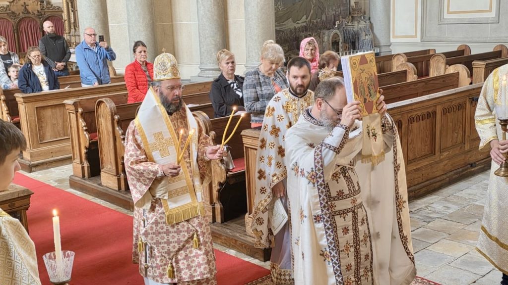 Αρχιερατικὴ Θεία Λειτουργία την Κυριακή της Σαμαρείτιδος στο Leoben Αυστρίας