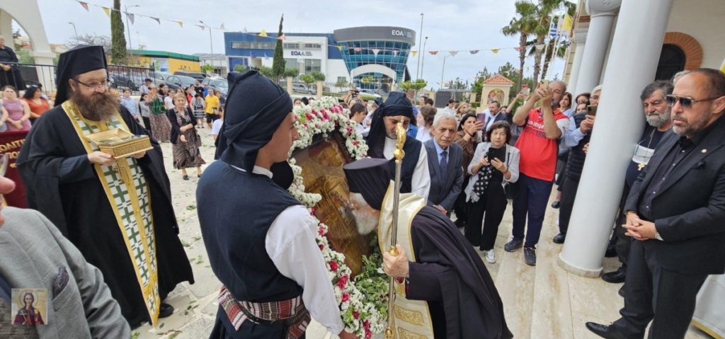 Στο Παραλίμνι η Ιερά εικόνα Αγίου Γεωργίου Περιστερεώτα