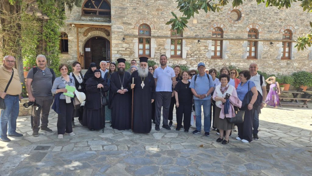 Ο Αρχιεπίσκοπος Κύπρου Γεώργιος στην Ιερά Μονή Ευαγγελισμού της Θεοτόκου Σκιάθου
