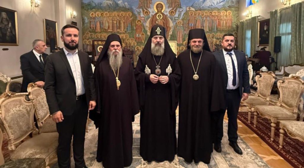 Епископи Стефан и Никон на пријему код Патријарха грузијског