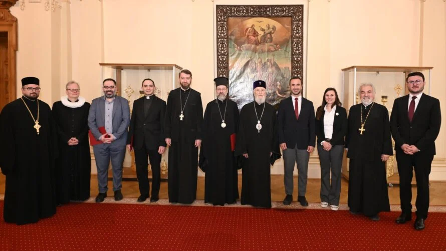 Dialog ecumenic la Palatul Patriarhiei: IPS Nifon a primit vizita delegației Comisiei Credință și Constituție a CMB