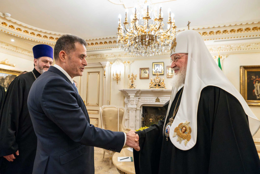 Μόσχας Κύριλλος σε Πρέσβη του Ιράκ: Η Ρωσική Εκκλησία έχει πολύ καλές σχέσεις με το ισλαμικό κόσμο