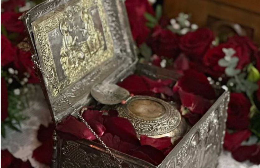 Ι.Ν. Αγίου Σεραφεὶμ Καρδίτσης: Υποδοχὴ Τιμίας Κάρας Αγίου Στυλιανού
