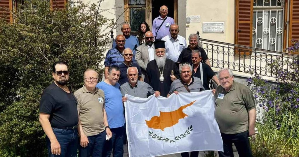 Επίσκεψη Παγκύπριου Συνδέσμου Εθνοφυλάκων στον Μητροπολίτη Λήμνου