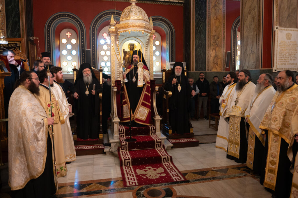 Λαμπρός Πολυαρχιερατικός Εσπερινός Ονομαστηρίων του Μητροπολίτη Μαντινείας και Κυνουρίας Επιφανίου