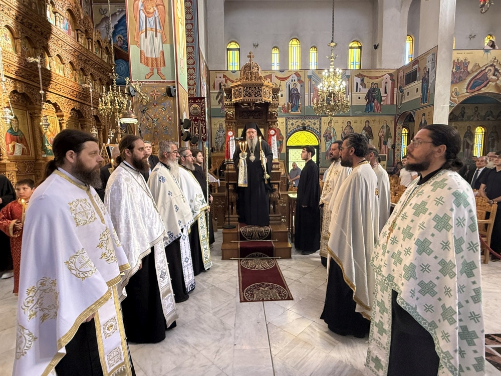 Πανηγυρικός Εσπερινός του πρώτου εορτασμού του Οσίου Διονυσίου της Κολιτσού στη Λάρισα