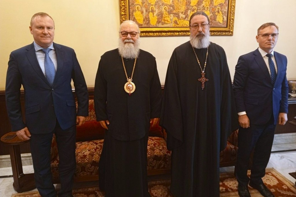 Ο Πατριάρχης Αντιοχείας δέχθηκε εκπρόσωπο της Ρωσικής Ορθόδοξης Εκκλησίας