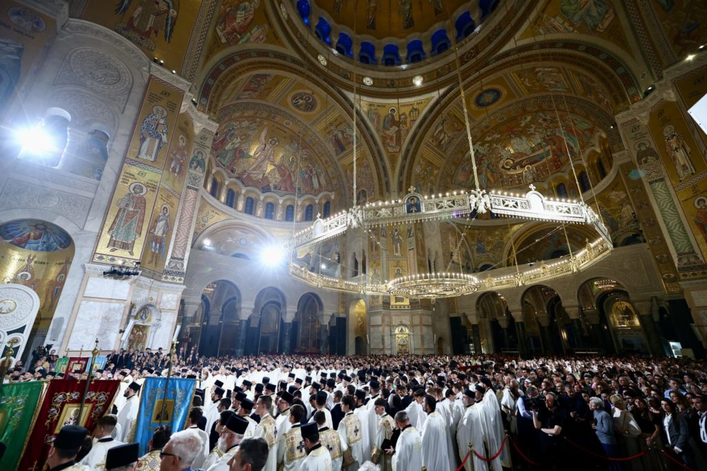 Ζωντανά σήμερα Ιερά Αγρυπνία από τον Άγιο Σάββα στο Βελιγράδι, ενώπιον της Αγίας Ζώνης
