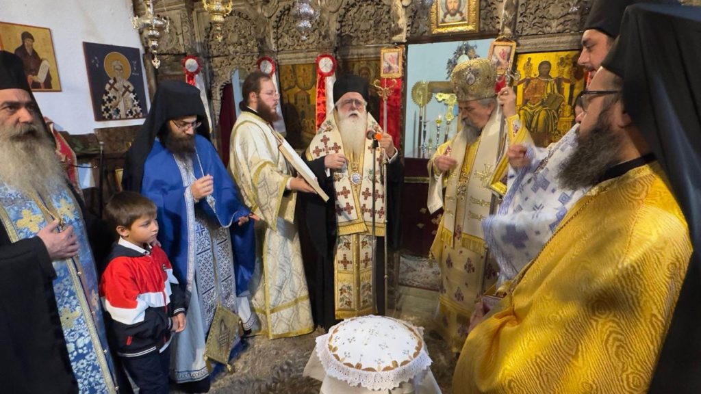 Τεσσαρακονθήμερο μνημόσυνο του Αρχιμανδρίτου Χρυσοστόμου Σταυρίδη στην Ιερά Μονή Παναγίας Λαμπηδόνος