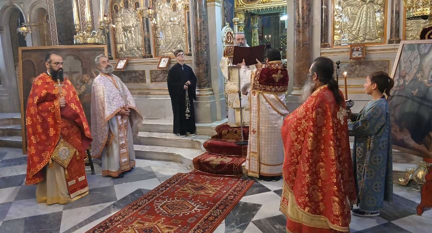 Chios: Celebration of the Feast of Hieromartyr Platon of Chios and the Clergy of Chios Who Suffered with Him