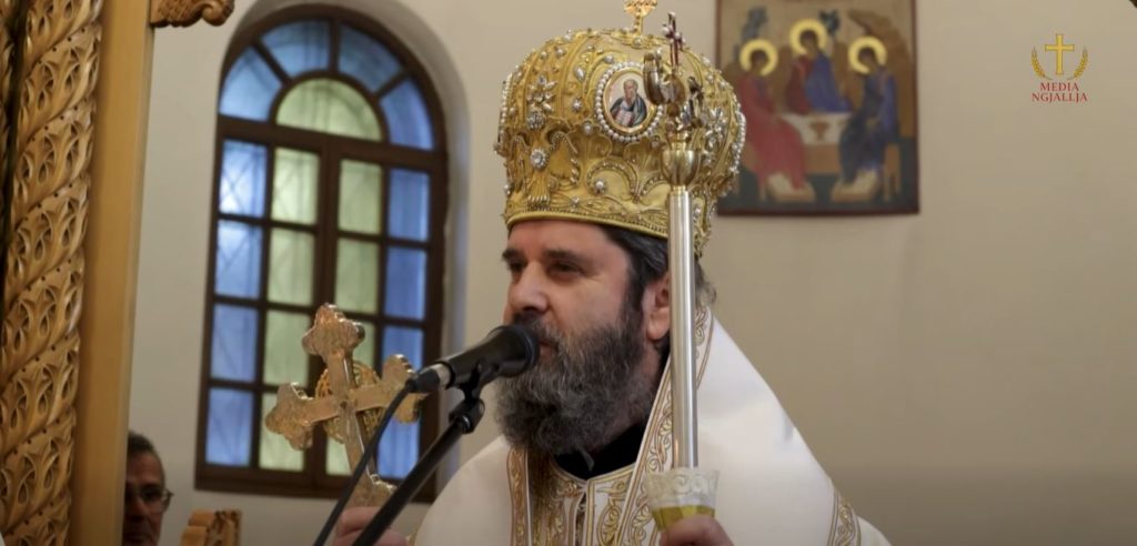 Fjala e Fortlumturisë së Tij, Joani, në fund të Liturgjisë Hyjnore Kisha e Ungjillëzimit, Tiranë