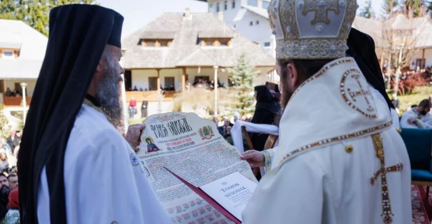 Tomos Sinodal al Bisericii Ortodoxe Române pentru Proclamarea Canonizării Sf. Cuv. Mavra de pe Ceahlău