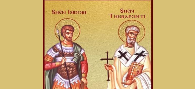 Dëshmor Isidori në Hios. Hierodëshmor Theraponti i Qipros. Dëshmorët Aristoteli, Leandri