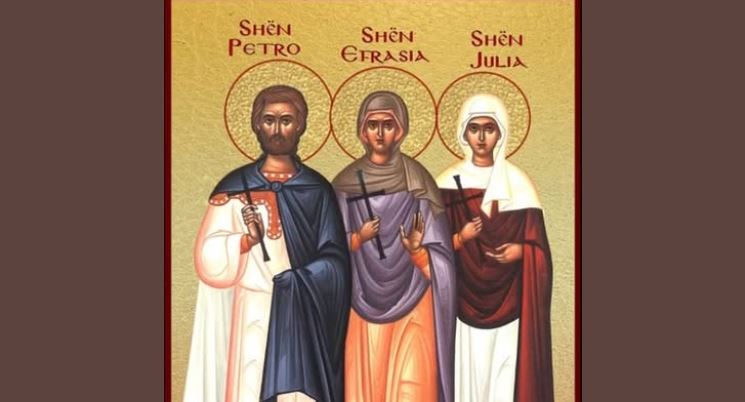 Dëshmorët Petro, Kristina, Andrea e Pavlini. Dëshmorët Irakliu, Dionisi, Benedimi, Tekusa, Efrasia