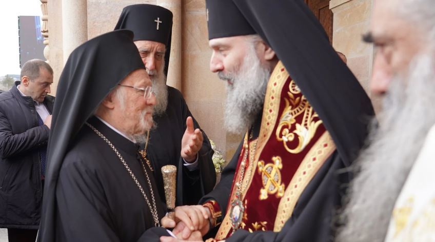Warm Telephone Conversation between the Ecumenical Patriarch and the Patriarch of Georgia