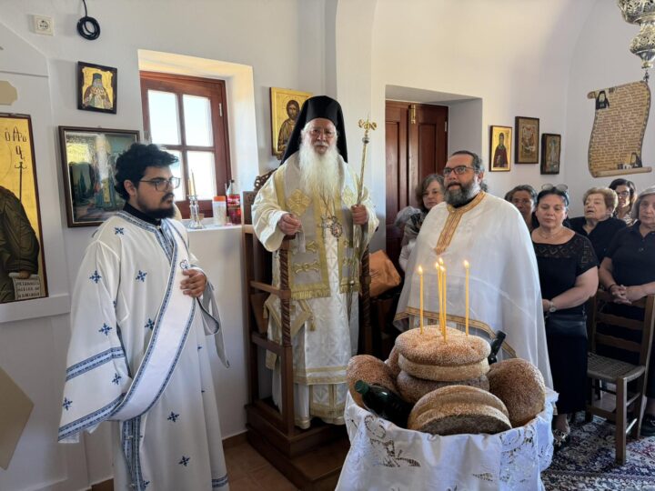 Ο Μητροπολίτης Θηβών στην γενέτειρά του Νάξο