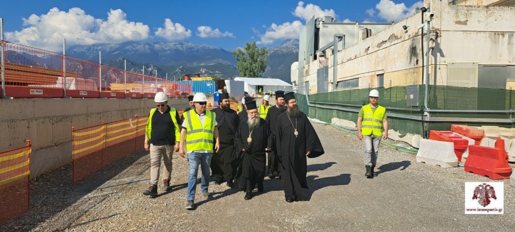 Μητροπολίτης Μονεμβασίας και Σπάρτης ξεναγήθηκε στο εργοτάξιο του νέου Νοσοκομείου ΙΣΝ