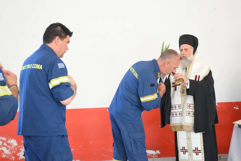 Αγιασμός για την έναρξη της αντιπυρικής περιόδου στην Πυροσβεστική Υπηρεσία Καρδίτσας