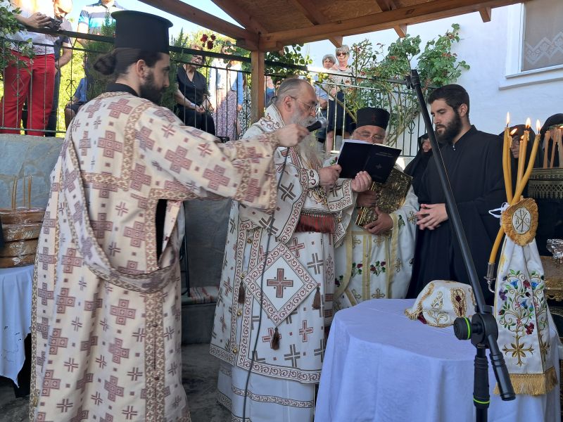 Εγκαίνια Ιερού Ναού Οσίου Γεωργίου Καρσλίδη στο Λιβαδερό Δράμας