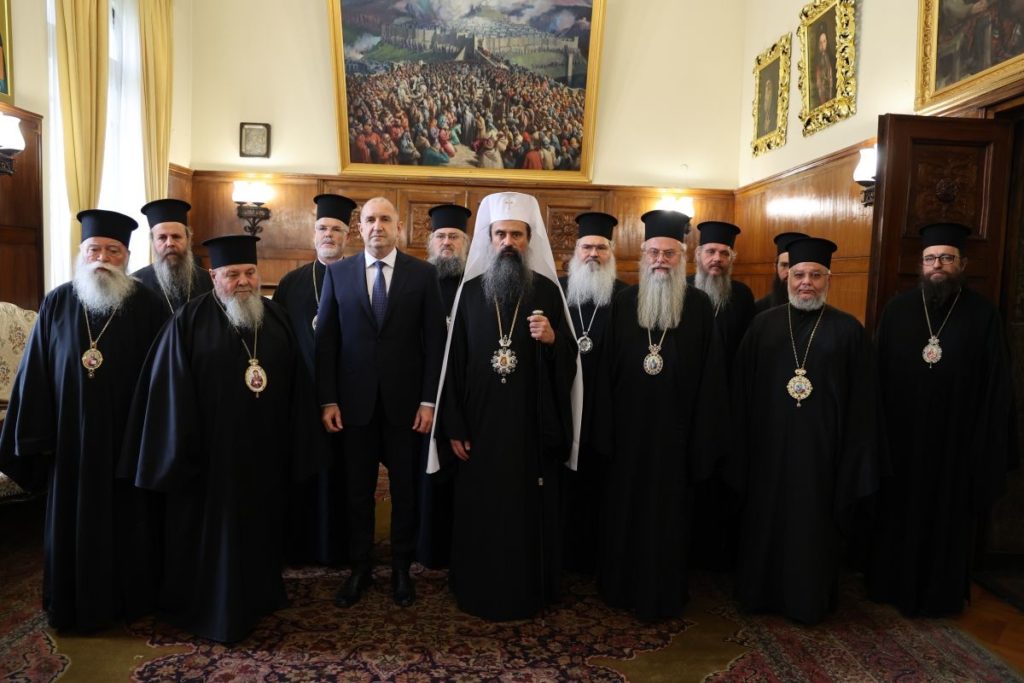 Συνάντηση Πατριάρχη Βουλγαρίας και Ιεράς Συνόδου με τον Ρούμεν Ράντεφ