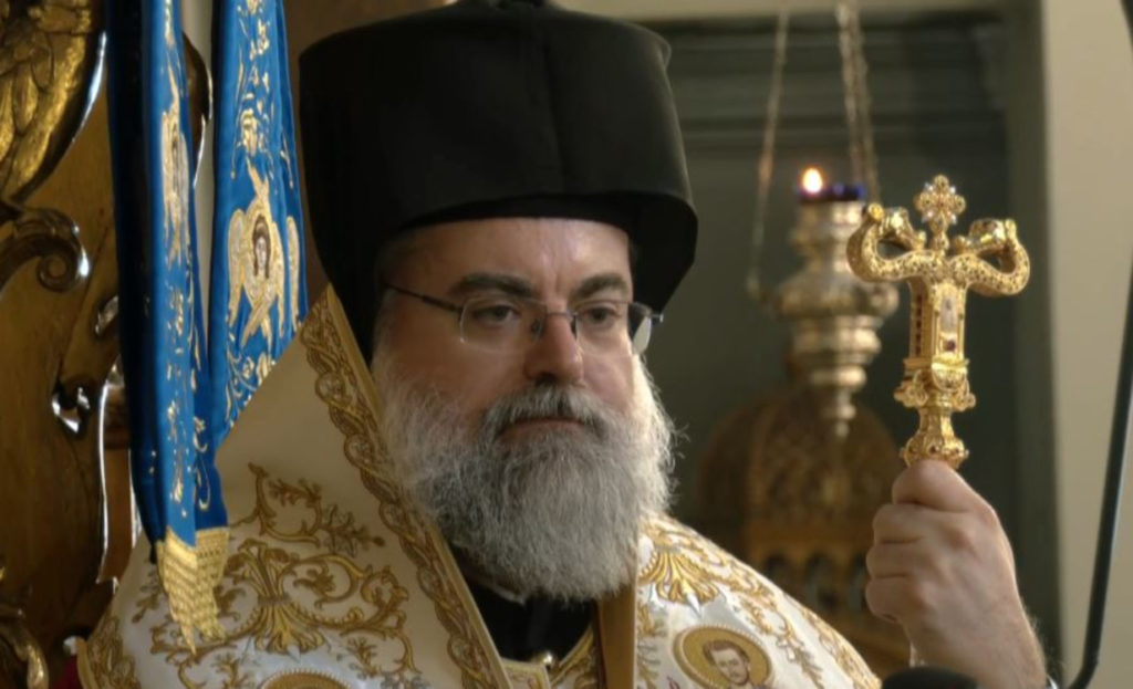 Ευχές του Μητροπολίτου Κυδωνίας Τίτου προς τον νεοεκλεγέντα Επίσκοπο Ταμισού Πανάρετο