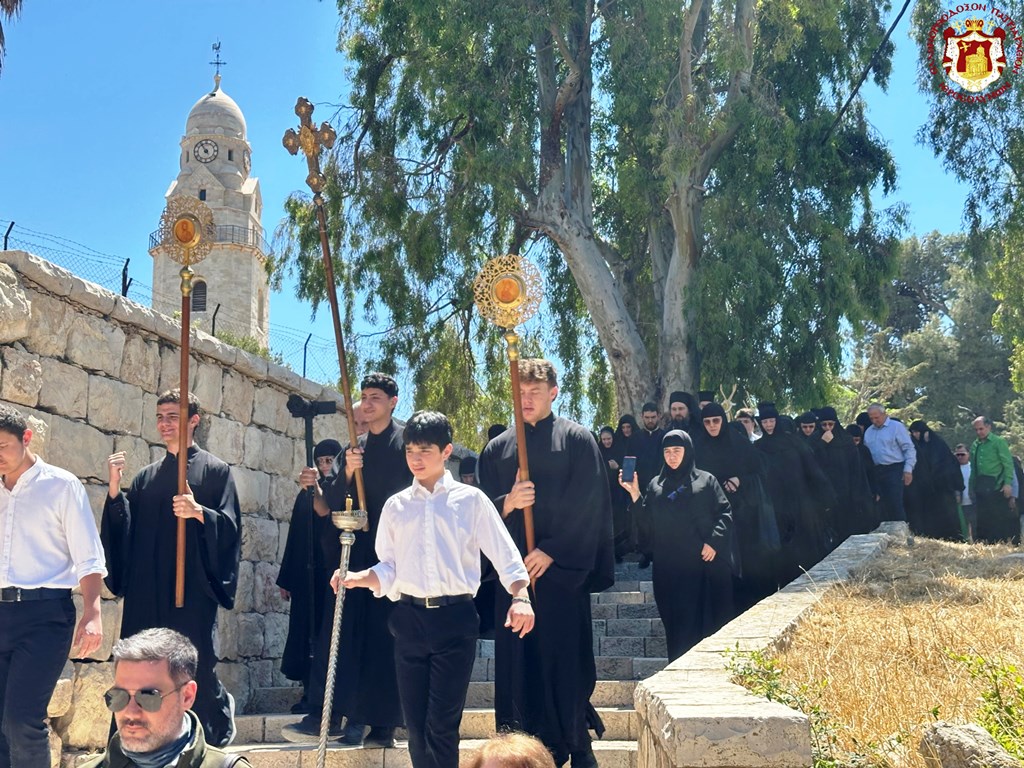 الإحتفال بإثنين الروح القدس (اثنين العنصرة) في صهيون المقدسة
