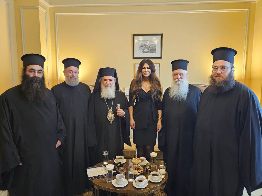 Ο Πατριάρχης Ιεροσολύμων είχε συνάντηση με την Πρέσβη των ΗΠΑ, Κίμπερλι Γκίλφοϊλ