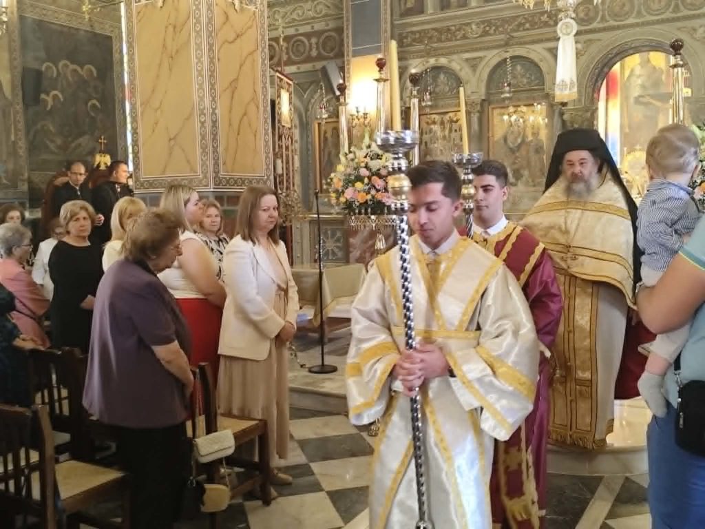 Ευλαβικός αίνος για την Κυριακή της Πεντηκοστής, στην Κοίμηση Θεοτόκου Μεγάρων