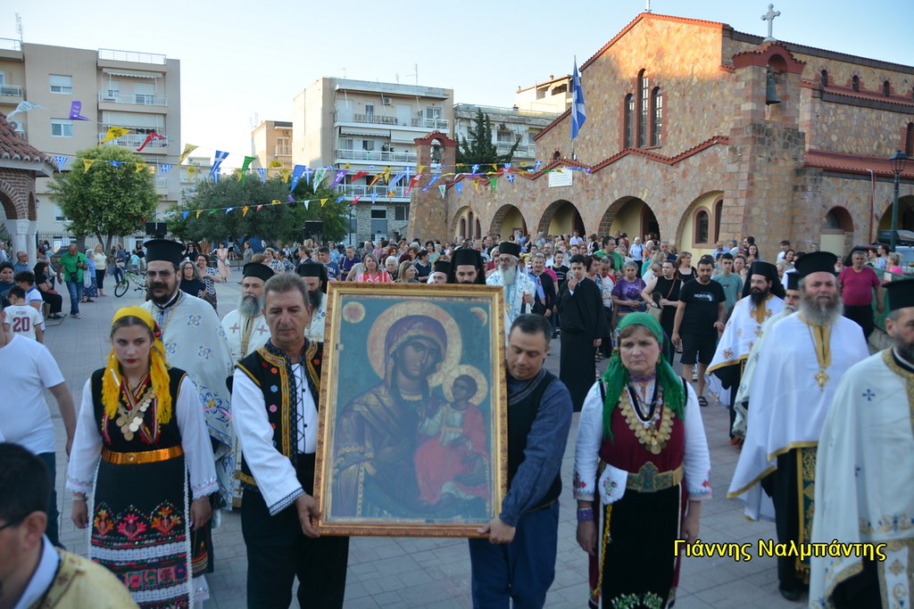 Η πανήγυρη της Ιεράς Εικόνος Παναγίας Οδηγήτριας στον Ι.Ν. Αγίου Ελευθερίου Αλεξανδρουπόλεως