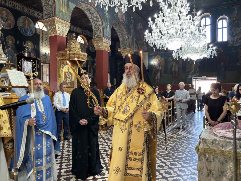 Ο Μητροπολίτης Αλεξανδρουπόλεως στον πανηγυρίζοντα Ιερό Ναό Πέτρου και Παύλου Νίψας
