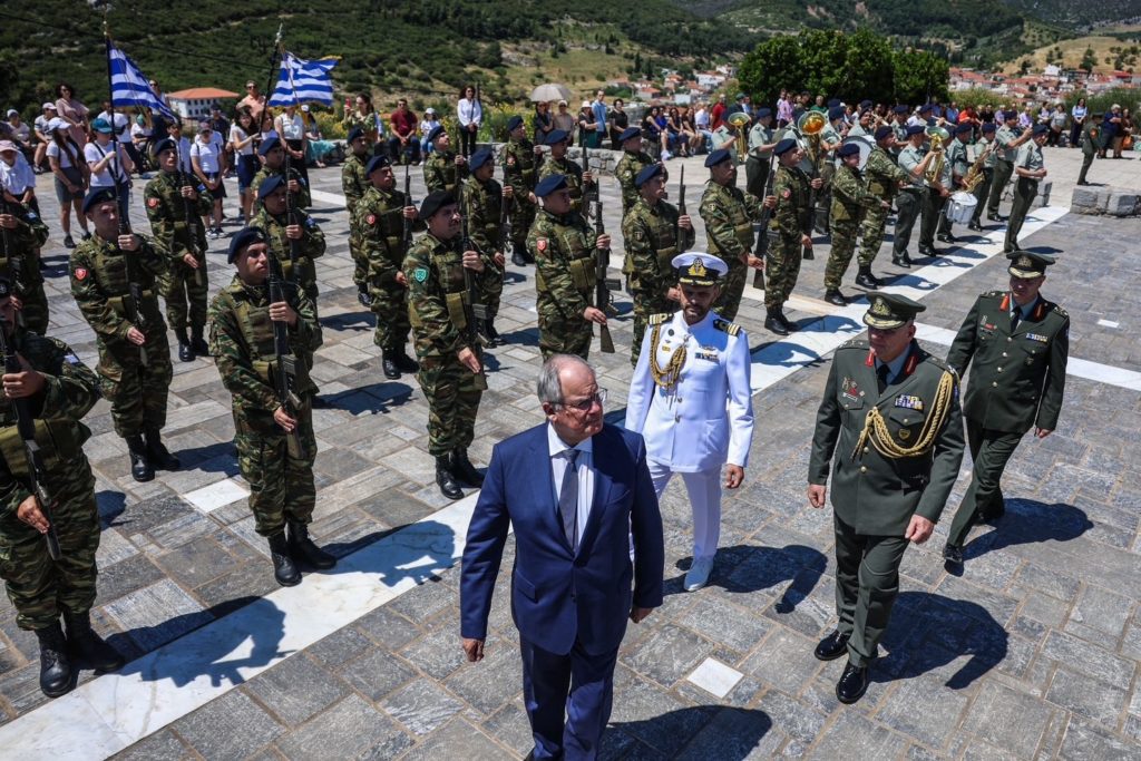 Ο ΠτΔ στην εκδήλωση για την 82η επέτειο Μνήμης της Σφαγής του Διστόμου