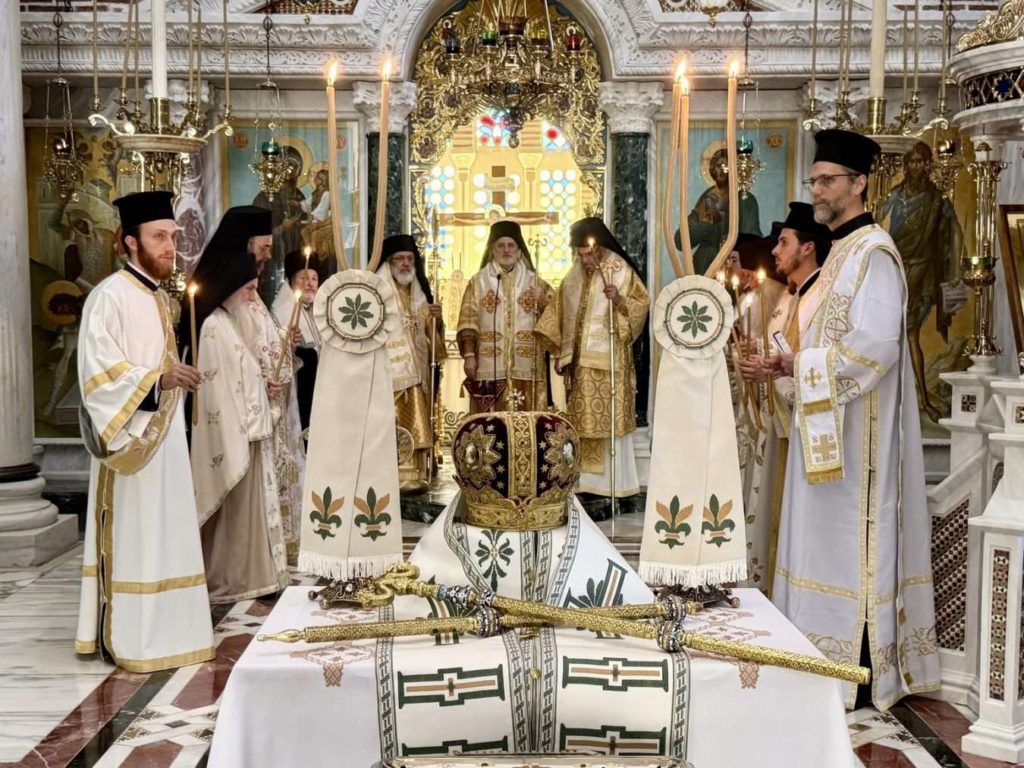 Archbishop Elpidophoros of America visits the Holy Monastery of Timios Prodromos