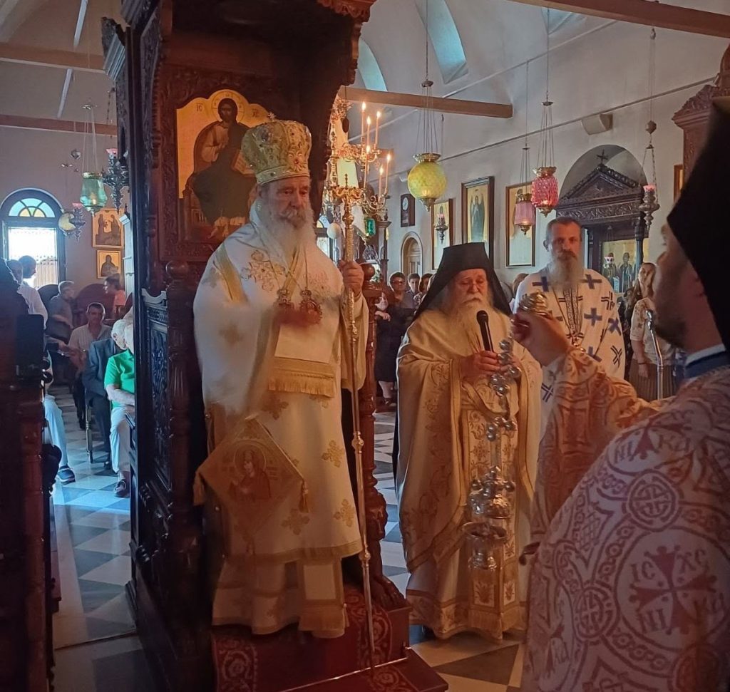 Πανηγύρισε η Ιερά Μονή των Αγίων Πάντων Σπετσών