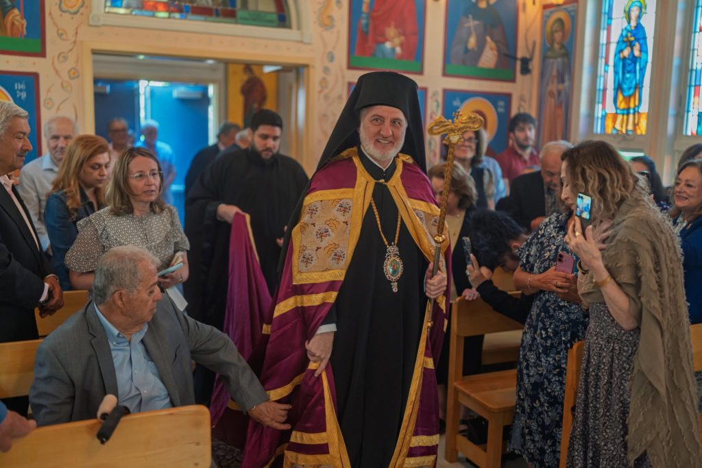 Ο Αρχιεπίσκοπος Αμερικής στην πανηγυρίζουσα Ιερά Μονή Αγίων Πάντων στο Λονγκ Άιλαντ