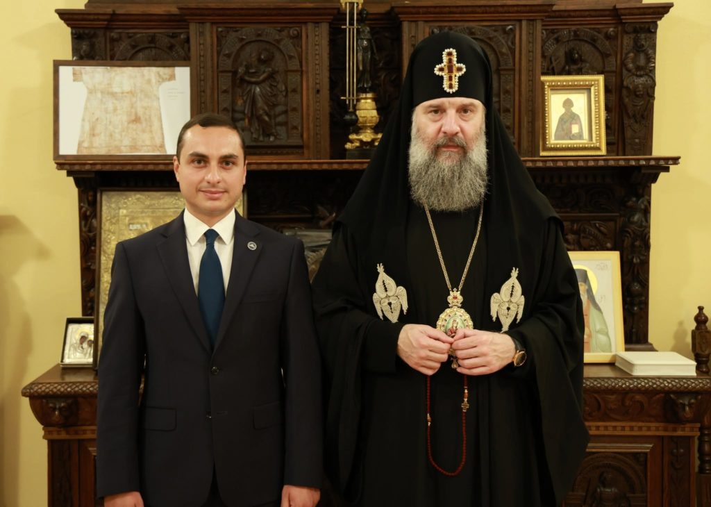 Στον Πατριάρχη Γεωργίας ο Πρόεδρος της Κυβερνήσεως της Αυτονόμου Δημοκρατίας της Αμπχαζίας