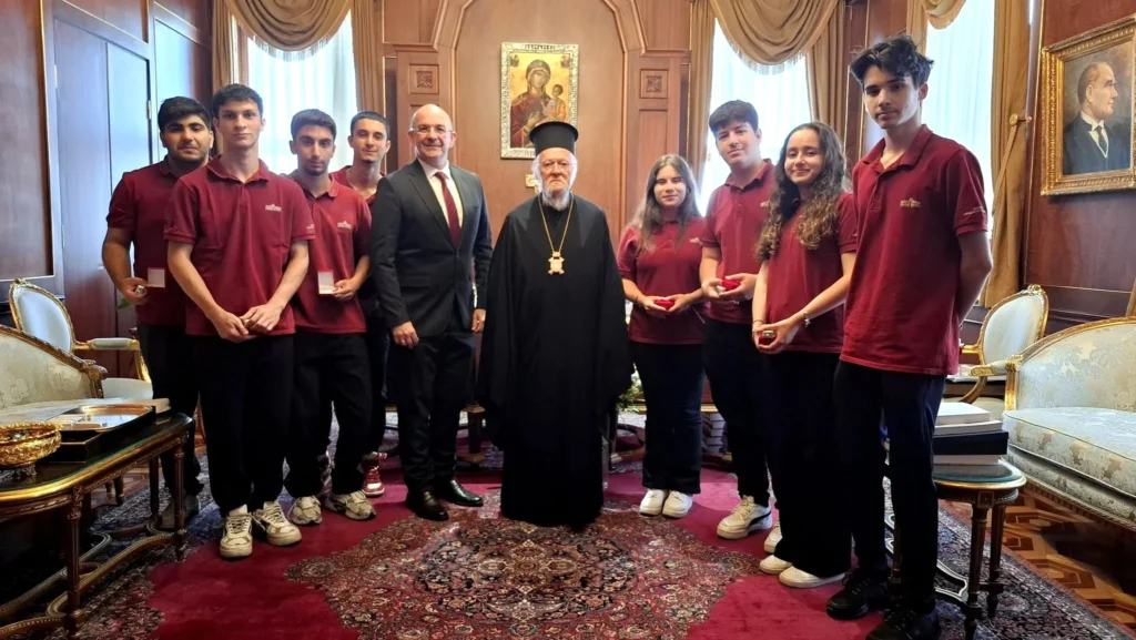 This Year’s Graduates of the Patriarchal Great School of the Nation Visit the Ecumenical Patriarch