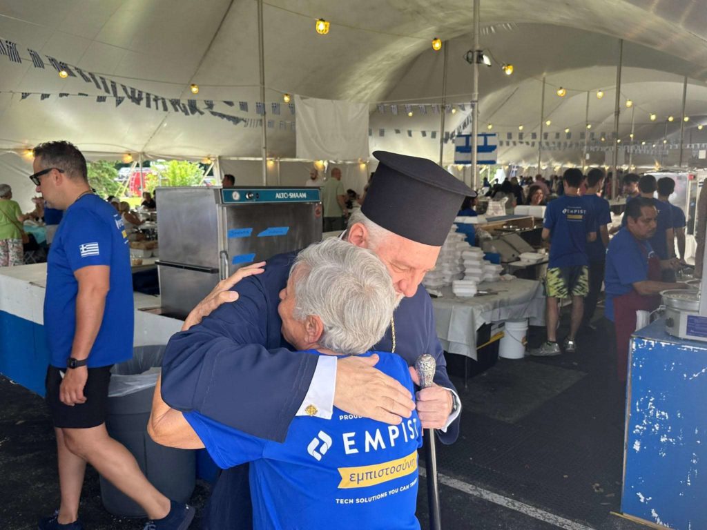 Archbishop Elpidophoros visits annual Greek festival in Elmhurst, Illinois