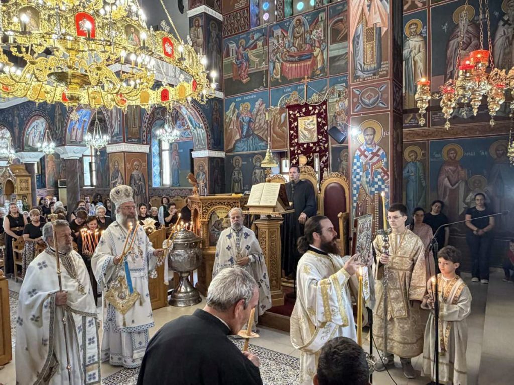Αρχιερατική Θεία Λειτουργία στον Άγιο Γεώργιο Καλλιθέας Ρεθύμνου