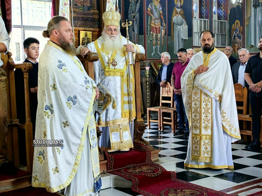 Λαμπρός εορτασμός στην Αγία Τριάδα Μέρμπακα Ναυπλίου