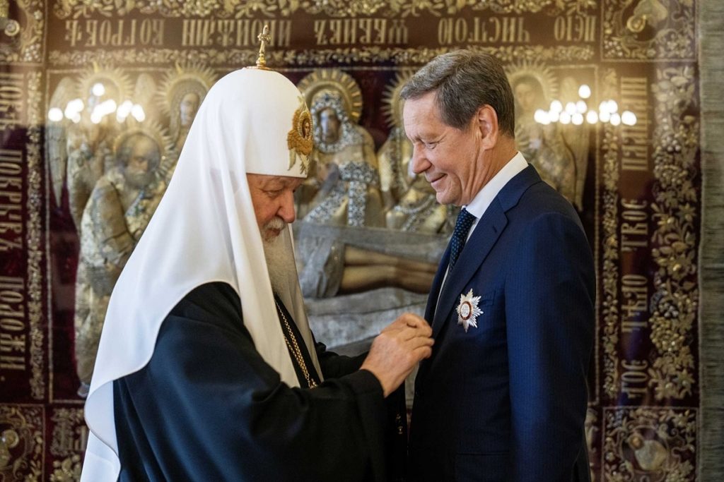 Состоялась встреча Святейшего Патриарха Кирилла с первым заместителем председателя Государственной Думы ФС РФ А.Д. Жуковым