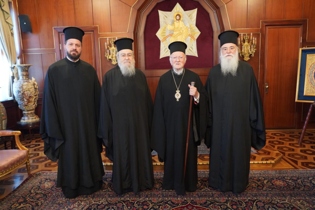 Οι Μητροπολίτες Δωδώνης και Ζακύνθου στον Οικουμενικό Πατριάρχη
