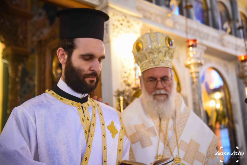 Η εις Διάκονον χειροτονία του Παναγιώτη Κουρελή στον Ι.Ν. Αγίας Βαρβάρας Ιλίου