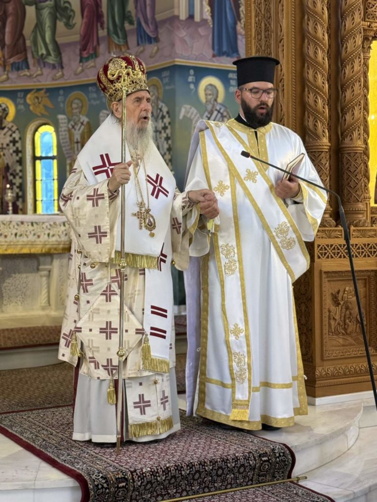 Χειροτονία διακόνου στον Ιερό Ναό Αγίου Γεωργίου Χαλανδρίου