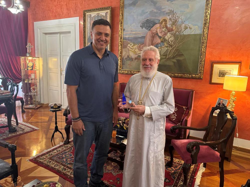 Ο Υπουργός Ναυτιλίας στον Σύρου Δωρόθεο