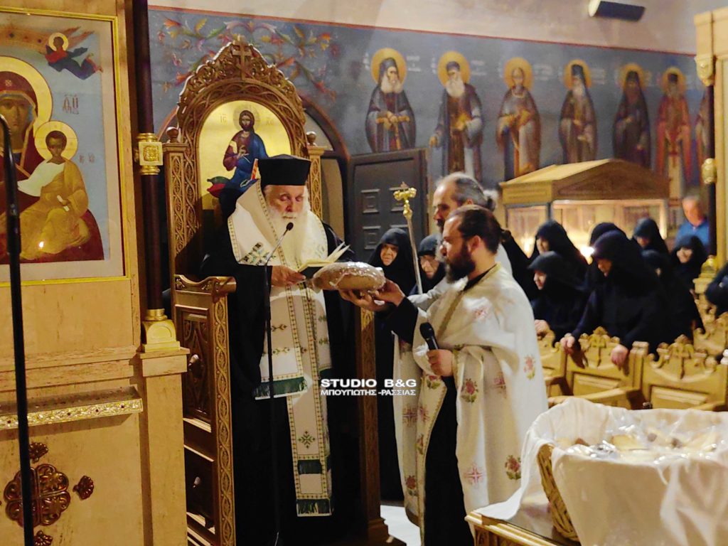 Παμμοναστική Ιερά Αγρυπνία στο παρεκκλήσιο του Αγίου Λουκά στο Ναύπλιο