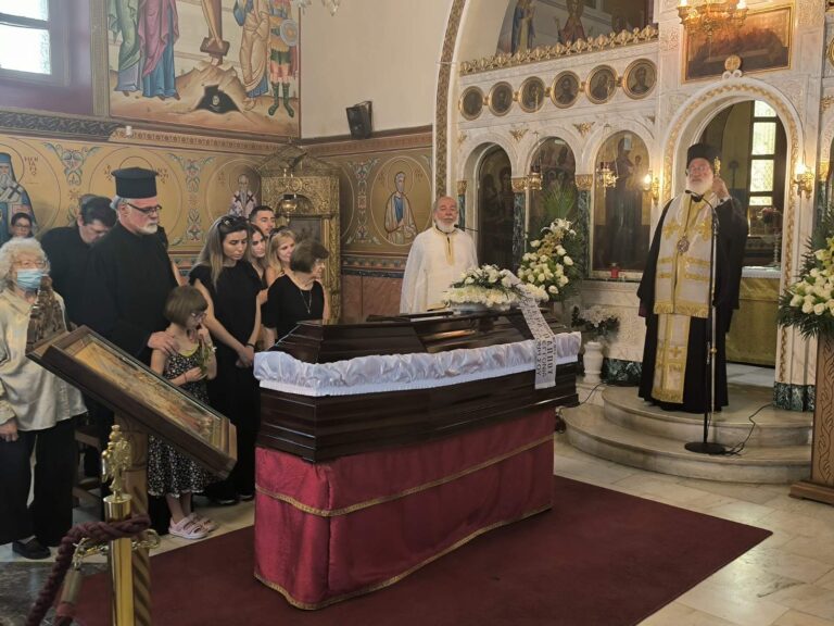 Την Εξόδιο Ακολουθία του μακαριστού Δημητρίου Καψάλη τέλεσε ο Μητροπολίτης Αρκαλοχωρίου