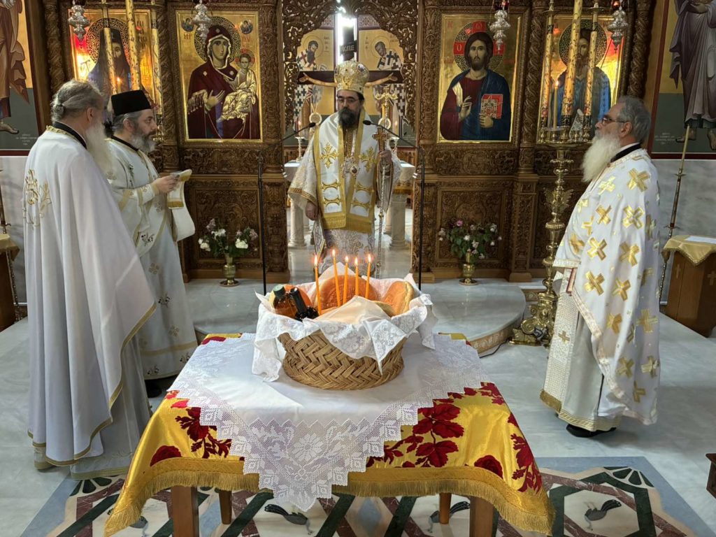 Θεία Λειτουργία επί τη μνήμη του αγίου Σαμψών του Ξενοδόχου