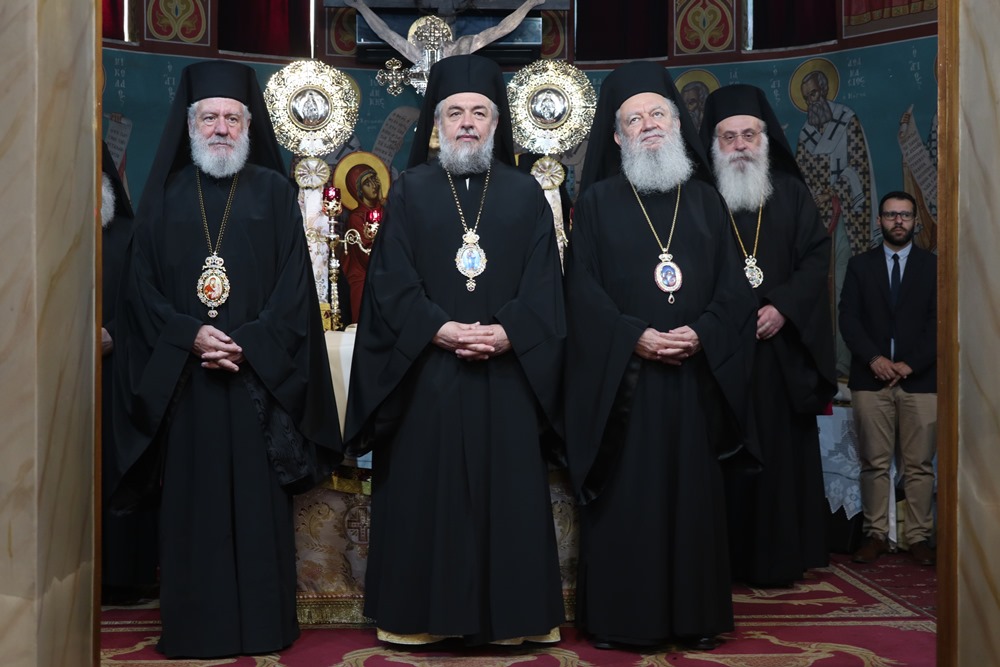 Ο Μητροπολίτης Σύρου στα ονομαστήρια του Μητροπολίτη Γόρτυνος